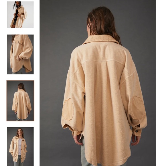 FREE PEOPLE mustard seed ruby shacket size small - Picture 7 of 15